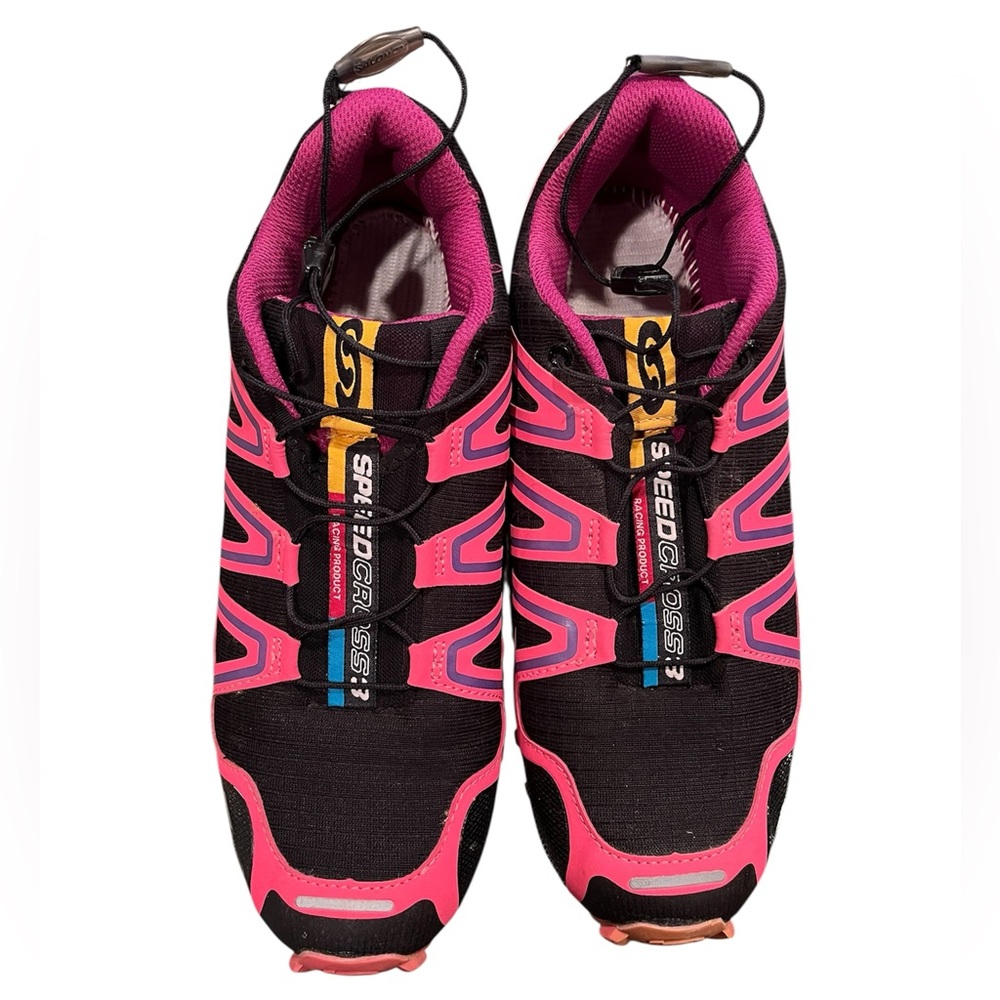 Salomon Speedcross 3 CS Trail Running Shoes in Black and Pink Women’s Size 9 - Picture 13 of 13